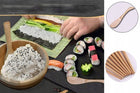 ZESTAW DO ROBIENIA SUSHI Z PAŁECZKAMI KOMPLET BAMBUSOWA MATA BAZOOKA NÓŻ akcesoria kuchenne, przybory wielorazowe