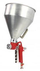 Pistolet do tynkowania malowania ścian aluminiowy zbiornik 6l natryskowy do tynków gipsowych i dekoracyjnych