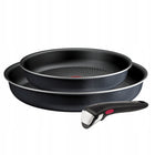 Zestaw patelni 22 28cm Tefal Ingenio So'Light 3 el. indukcja szary