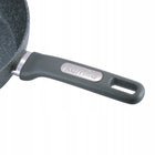 Patelnia głęboka granitowa gruba solidna 24 CM WOK GAZ indukcja kamille do smażenia i duszenia, możliwość mycia w