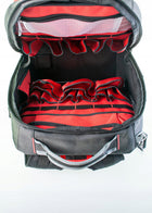 Milwaukee Packout plecak narzędziowy systemowy 4932471131 48 kieszeni torba monterska 48 l z przegródkami, podstawą i