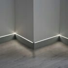 Profil Aluminiowy LED 2m Wpuszczany Do Płyt GK Gipsowych 20mm Regips klosz listwa oświetleniowa na taśmę świetlną