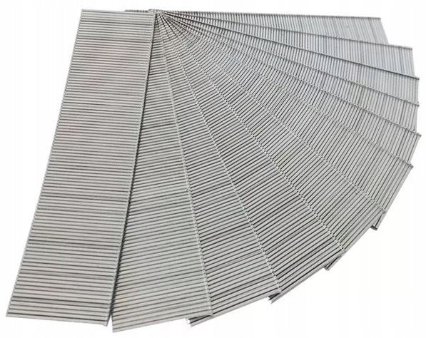 Sztyfty, gwoździe stolarskie, 1,2x25 mm - 5 tys. TYP 18GA, typ F, TYP 300 do gwoździarki, wykończeniowe do listew i elementów drewnianych
