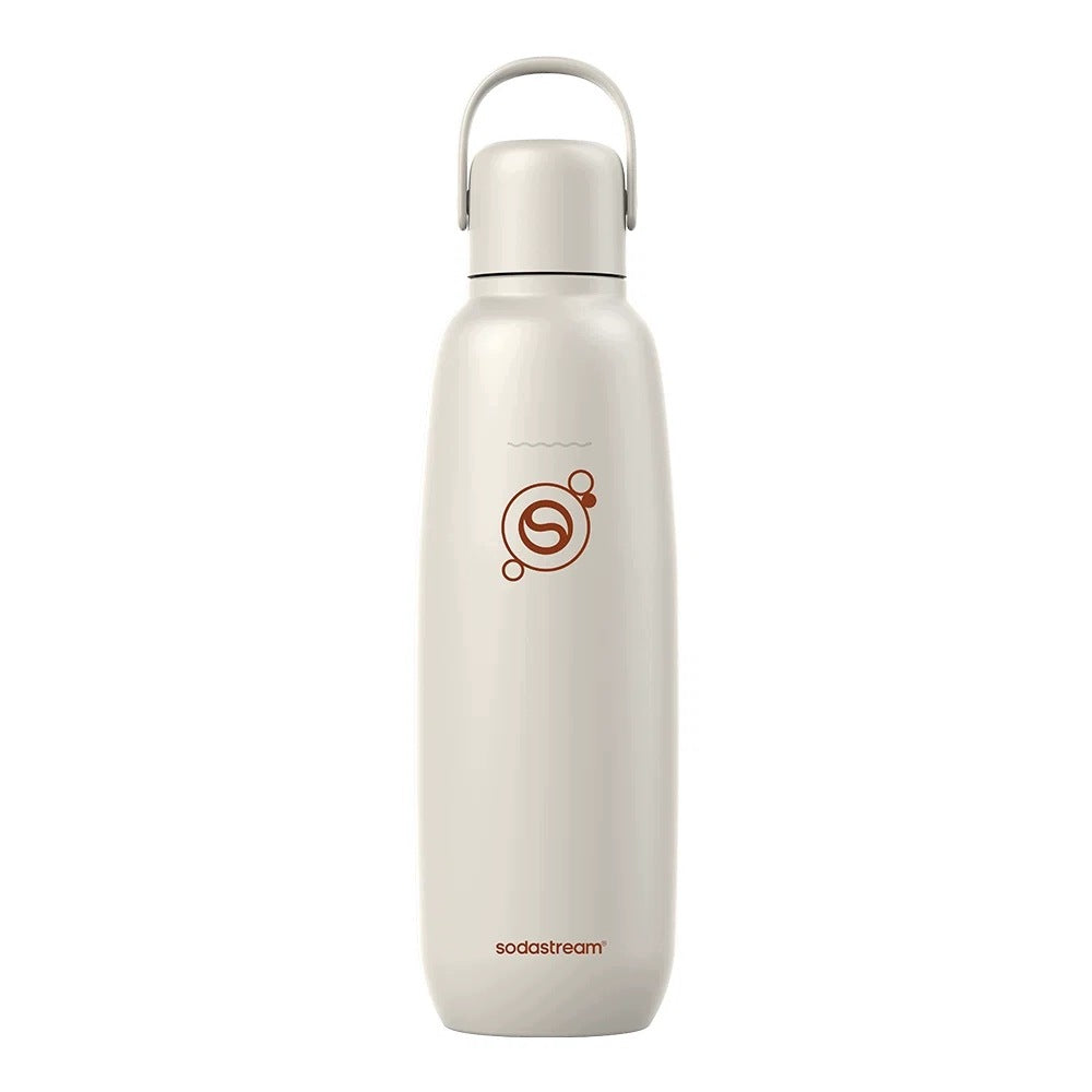 Butelka termiczna SodaStream Fizz&Go0.9l do gazowania wody stal nierdzewna bidon na napoje gazowane, pojemnik metalowy
