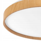 Plafon Lampa Sufitowa Toolight G116-C LED Okrągły Drewno 24W 39 cm oświetlenie wnętrz, neutralna barwa światła