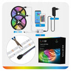 Taśma LED 6m RGB 5050 WiFi pilot aplikacja tuya zestaw muzyka timer 12V pasek świetlny, dekoracyjne podświetlenie