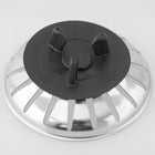Sitko do zlewozmywaka zlewu korek syfon srebrny teka ikea franke koszyczek odpływowy metalowy 80 mm filtr kuchenny