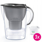 Dzbanek filtrujący Brita Marella 2,4l grafit z 3 filtrami Brita maxtra PRO czarny