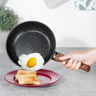 Patelnia granitowa do smażenia duszenia vilde 20 cm na gaz indukcje kuchenka ceramiczna elektryczna, uchwyty