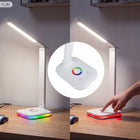 LAMPKA NA BIURKO Biurkowa LED Szkolna Nocna 5 Barw Światła Regulowana Dotyk ściemniana biała 34 cm zasilanie sieciowe
