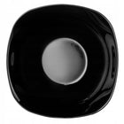 SALATERKA MISKA 19cm SZKLANA MISKI DO ZUPY PRZEKĄSEK ZESTAW CZARNY 6 szt naczynia na sałatki, owoce, desery i dodatki