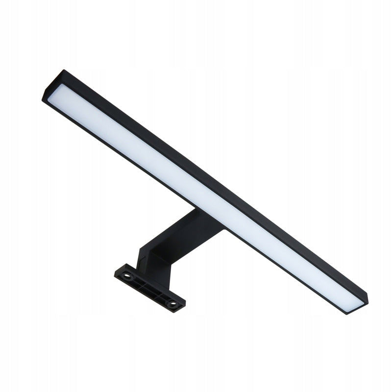 MIRBO Lampa Łazienkowa LED 230V kinkiet na lustro szafkę Czarny 5W listwa świetlna nad umywalkę, oprawa ścienna, 30 cm