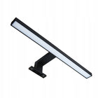 MIRBO Lampa Łazienkowa LED 230V kinkiet na lustro szafkę Czarny 5W listwa świetlna nad umywalkę, oprawa ścienna, 30 cm