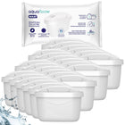 Filtr wody AquaFloow Maxi do dzbanek Brita Dafi zamiennik - 24 sztuki do dzbanka biały