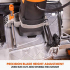 Piła Stołowa Evolution R255TBL+ 255 mm z stojak przecinarka stacjonarna 1800 w, 3050 obr./min, zasilanie 240 V