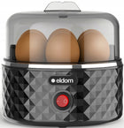 Jajowar do gotowania jajek miarka eldom EM101C automat do 7 Jaj EggCooker 380 w czarny tworzywo sztuczne