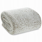 Koc Narzuta 150x200 Bukla koala beż+biały Sherpa Eurofirany Gruby 250gsm pled z mikrofibry do salonu i sypialni