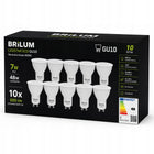 10x Żarówka LED GU10 7W biały neutralny 4000K mocna niemrugająca premium reflektorowa 600 lm do opraw punktowych