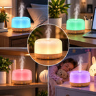 Nawilżacz Powietrza Lampka Nocna Dyfuzor Zapachowy LED Rgb 300ml Pilot biały