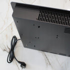 Elektryczny grzejnik konwektorowy szklany 2000 w czarny ścienny heltes ogrzewacz do pokoju, panel grzewczy do domu