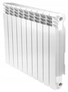 GRZEJNIK ALUMINIOWY KALORYFER ŻEBERKOWY 10 ŻEBEREK H-500 BIAŁY MOCNY 152,6W 800 mm 578 mm grzewcza
