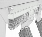 Żaluzja aluminiowa biała 25 mm 70 x 130 cm osłona okienna pozioma do regulacji światła i prywatności