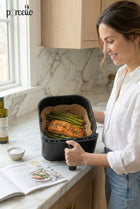 300x Wkłady do AIR FRYER + forma silikonowa do frytkownicy beztłuszczowej papier do pieczenia 25 cm z 1 330 sztuk