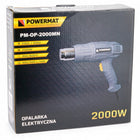OPALARKA ELEKTRYCZNA Z REGULACJĄ 2 BIEGI 4xDYSZE MOCNA 600C 2000W 350/600C dmuchawa gorącego powietrza, do usuwania