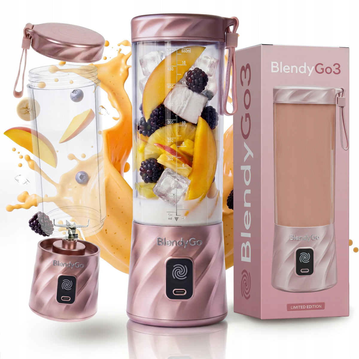 Oryginalny Blender BlendyGo 3 - Bezprzewodowy USB nominalna