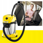 Odkurzacz uniwersalny do auta Karcher WD 3 S-17/6/20 Car 1000 w warsztatowy, przemysłowy, zbiornik 17 l, przepływ 45