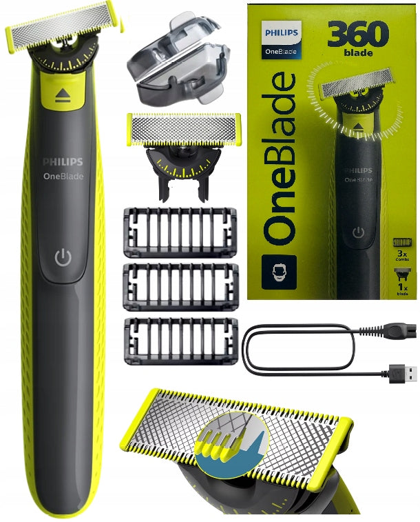 Golarka philips oneblade trymer do zarostu brody ciała maszynka do golenia foliowa