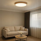 Plafon Lampa Sufitowa Toolight G116-C LED Okrągły Drewno 24W 39 cm oświetlenie wnętrz, neutralna barwa światła