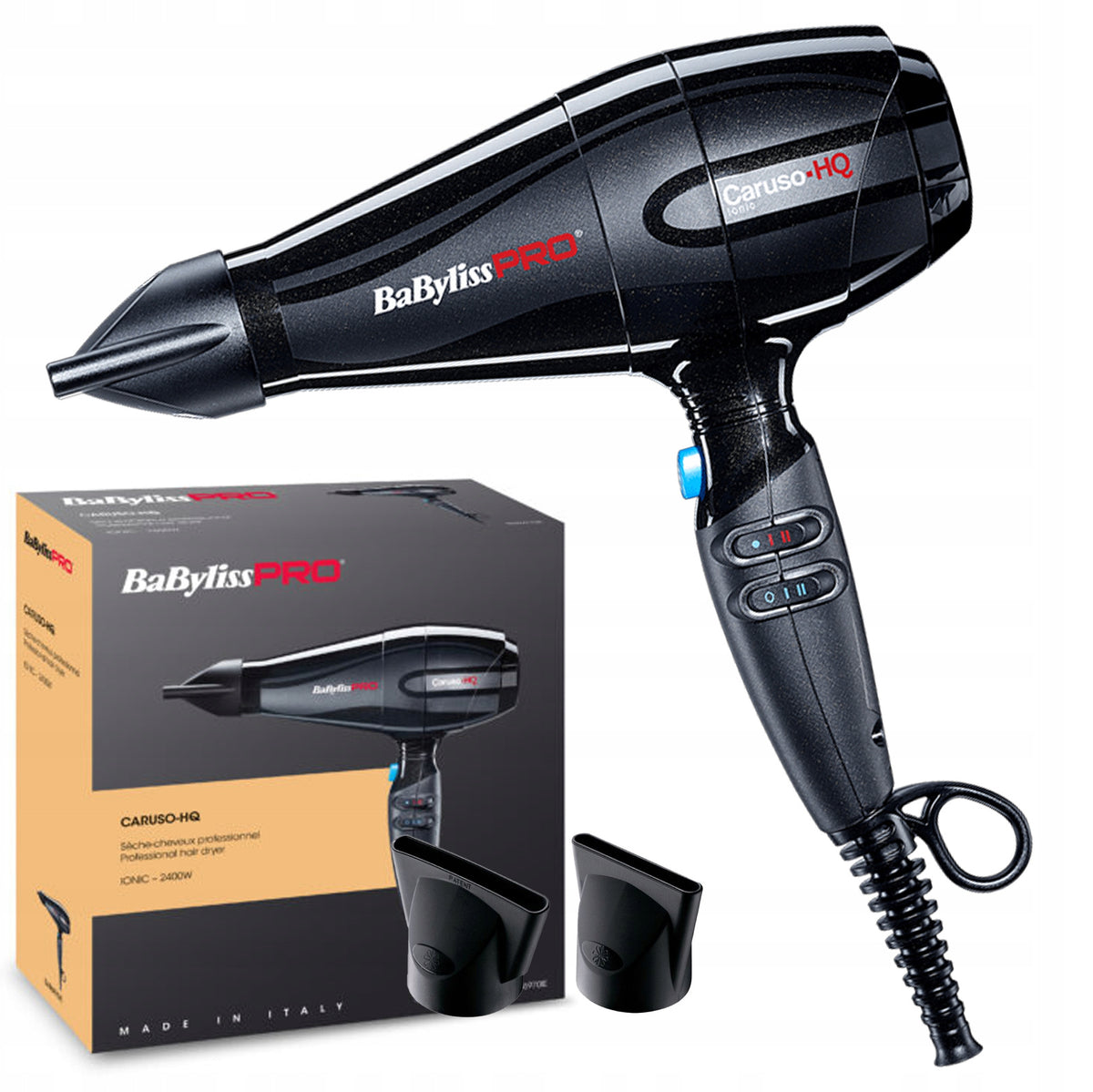 BaByliss Pro BAB6970IE Suszarka caruso HQ 2400W Jonizacja