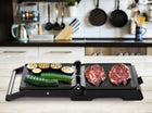 Grill do kanapek panini opiekacz toster rozkładany elektryczny duży 2200W nominalna czarny