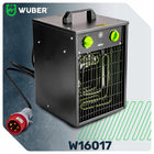 Nagrzewnica elektryczna 5KW dmuchawa farelka termostat grzejnik 5000W wuber do warsztatu garażu budowy, zasilanie 400V