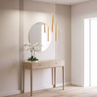 Lamele ścienne na płycie Vilo 265cm x 14,8cm satin cream panel dekoracyjny, okładzina do wnętrz, profil slim z