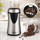 Młynek do kawy elektryczny do mielenia mocny orzechów przypraw grinder 300W 60 g 300 w metal, tworzywo sztuczne