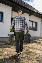 Skrzynka narzędziowa z 2 klamrami 18 cali 470x256x238 tacka Proline 35773 kufer warsztatowy, przenośny z wyjmowanymi