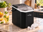 Kostkarka do lodu ICE wydajna szybka cicha maszyna do kostek 12kg +łopatka 100 w czarny