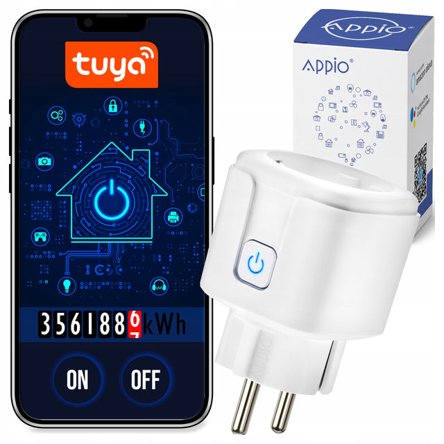 Inteligentne Gniazdko WiFi Watomierz Programator Do Kontaktu Tuya smart gniazdo elektryczne pomiar zużycia prądu sterowanie urządzeniami