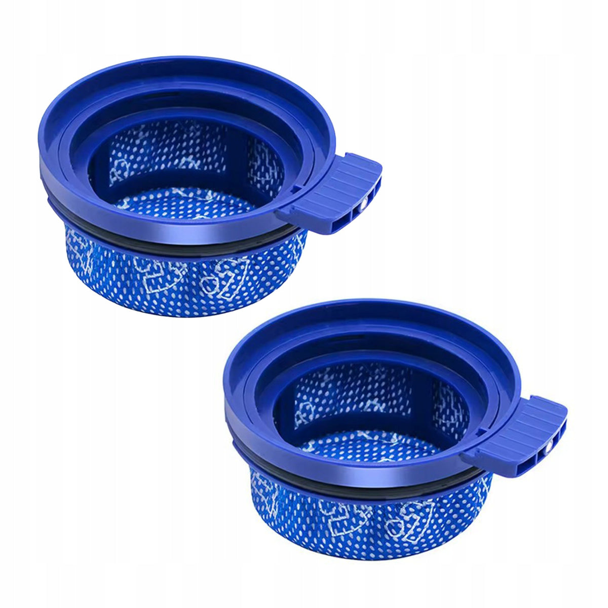 2x Filtr do odkurzacza Samsung bespoke JET 85 95 Pet Premium DJ97-03090A wkład wymienny, element do zatrzymywania kurzu