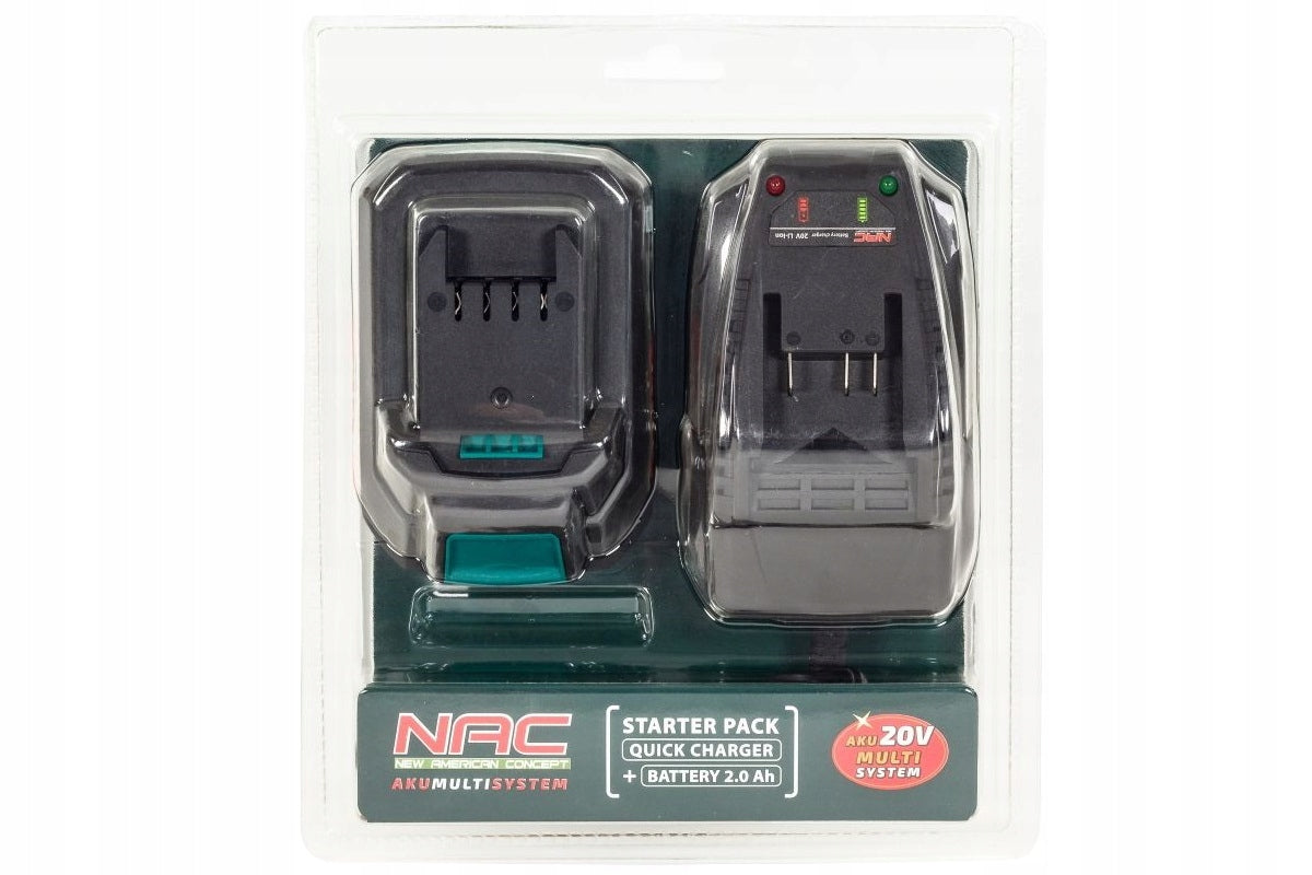 Akumulator Li-Ion NAC B-20-LI-20V 20 V 2 Ah bateria do narzędzi bezprzewodowych, zasilanie elektronarzędzi, ogniwo