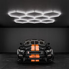 Lampa LED Hexagon Sufitowa Panel Oświetlenie Do Garaż Warsztat 313 x 298 cm plafon techniczny, zimna barwa światła
