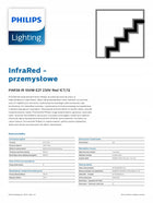Promiennik Philips PAR38 100 w E27 żarówka grzewcza, lampa do ogrzewania, czerwone światło, reflektor
