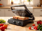 Grill elektryczny kontaktowy 2000W panini wyjmowane płyty rozkładany ilag nominalna