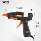 Pistolet do kleju na gorąco 100 w, 60 wkładów klejowych 7 MM etui NEO tools klejarka elektryczna, rękodzieło, naprawy