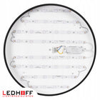 Plafon LED lampa sufitowa duża 50cm okrągła czarna Panel mocny do pokoju oprawa oświetleniowa, zintegrowane źródło