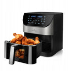 Frytkownica beztłuszczowa frytownica airfryer duża 12 programów 6l wizjer czarny