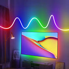 Taśma LED RGB neon 15m wodoodporna IP67 pilot + sterowanie aplikacją wąż świetlny dekoracyjny wielokolorowy 24V 60W do