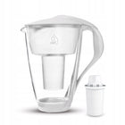 Dzbanek filtr dafi Crystal 2.0l + Wkład do filtrowania wody pitnej, szklany, biały, 10 elementów w komplecie